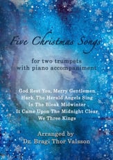 Five Christmas Songs - two Trumpets with Piano accompaniment P.O.D cover